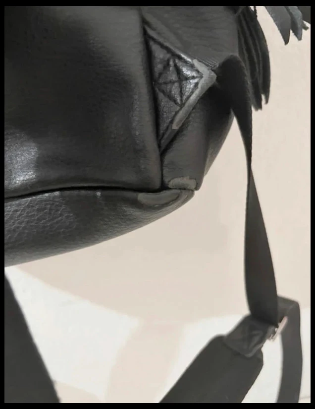 Desigual women's compact black leather effect backpack – photo 10